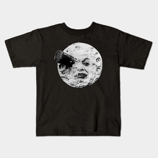 A Trip To The Moon 1902 Kids T-Shirt by Pop Fan Shop